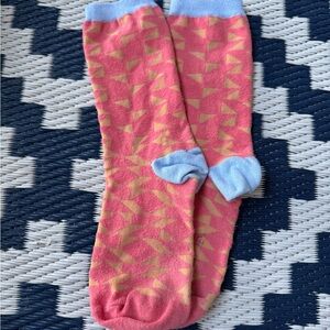 J.Crew Geometric crew socks